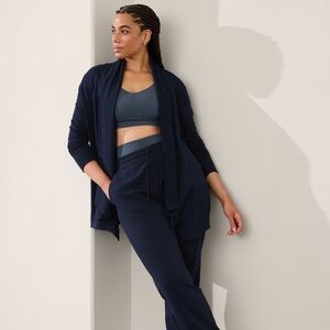 Athleta Navy PRANAYAMA RESTORE WRAP
